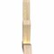 Ekena Millwork Saratoga Rough Sawn Timber Gable Bracket, Douglas Fir, 84"W x 28"H x 4"D x 4"F, 8/12 Pitch GBW084X28X0404SAR00RDF - alternate 2